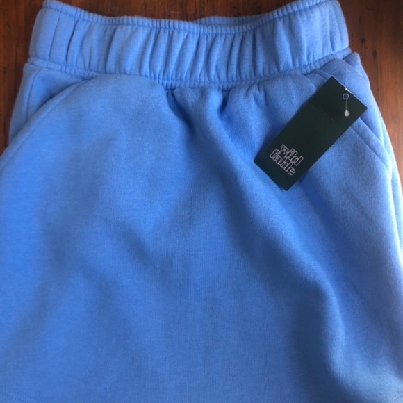 Wild Fable Blue two piece matching outfit. fleece mini skirt & tank set  XXS ⚡️ - Picture 11 of 16